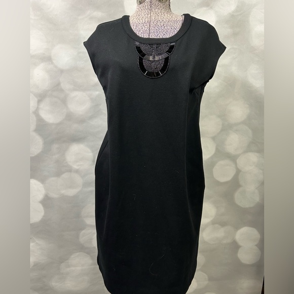 Dana Buchman Dresses & Skirts - Dana Bachman‎ Black Beaded Holiday Event Dress Size Medium